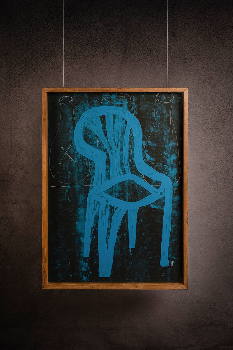 Cuadro ''Blue Chair''