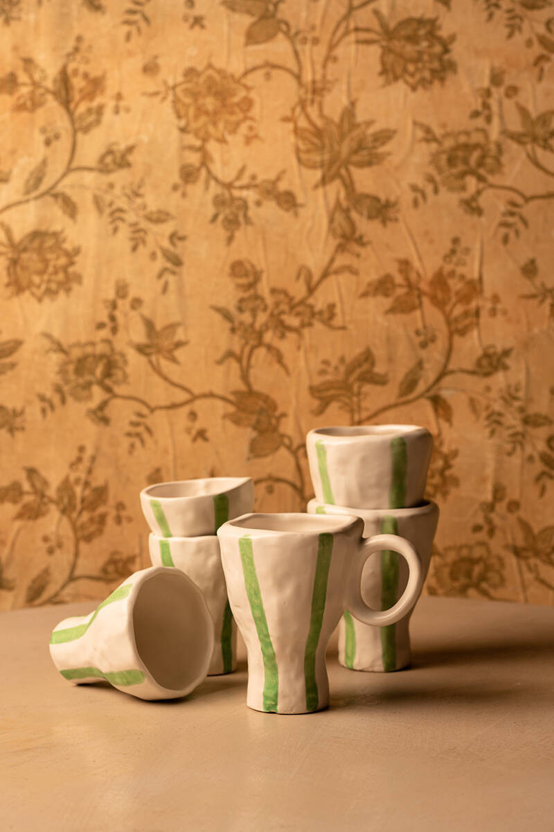 Vaso ''Natura'' pequeño verde